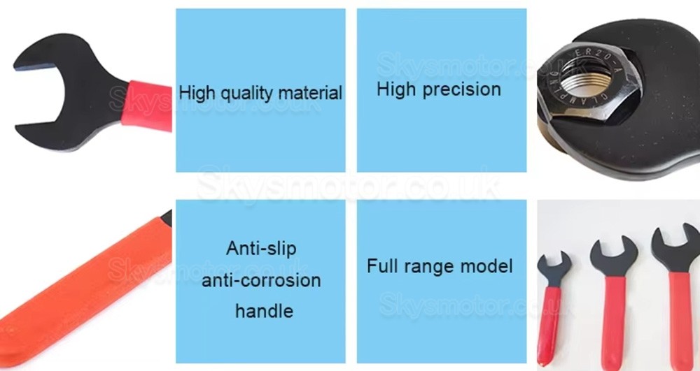 10Pcs ER11A/ER20 Spindle Motor Wrench for CNC